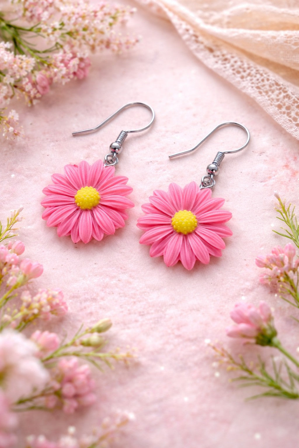 Bloom Daisy Drop Earrings