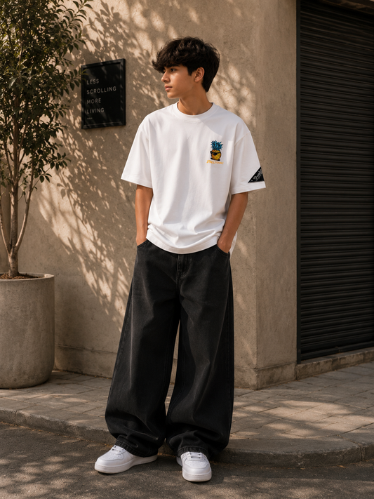 People's "Stay Cool" Graphic Oversized T-Shirt