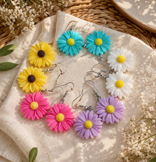 Bloom Daisy Drop Earrings