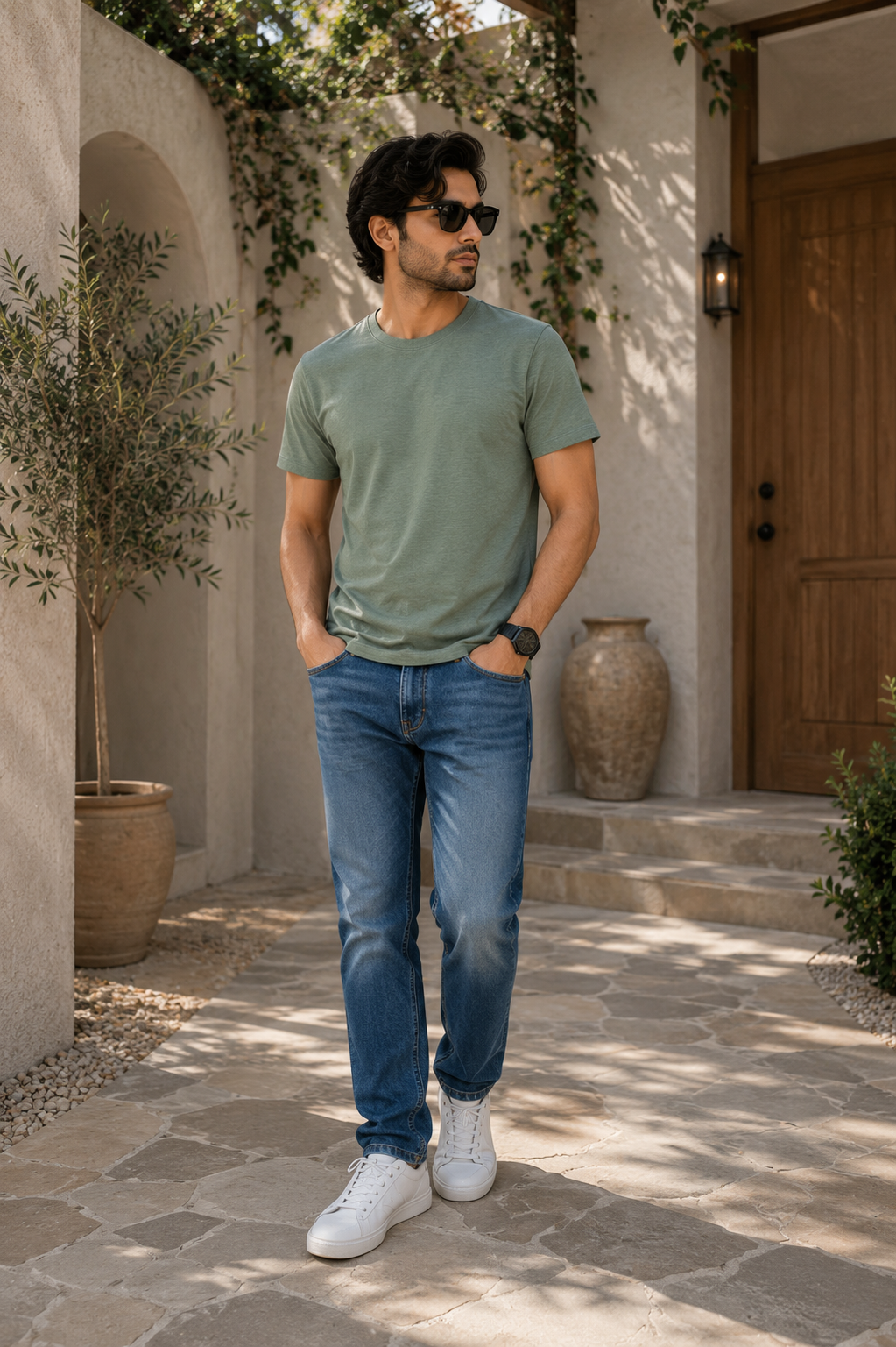 Sage Green Essential Tee