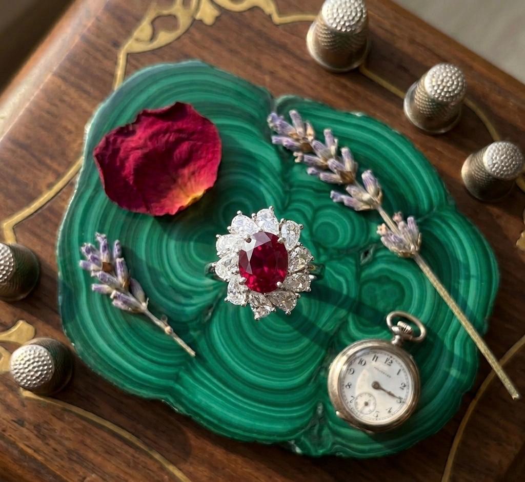 💚 Royal Bloom Halo Ring Collection