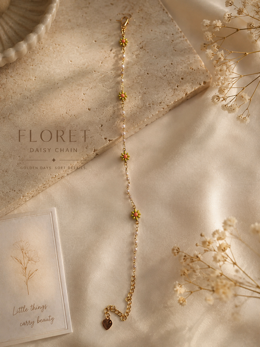 Floret Daisy Chain Bracelet 🌼