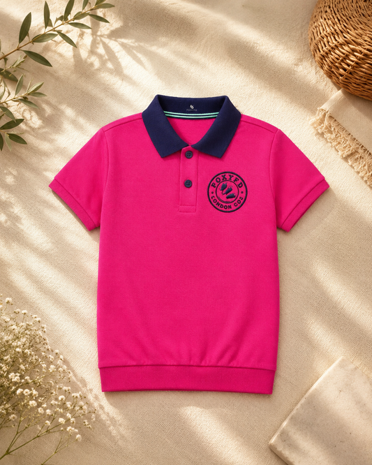 Blossom Pink Polo Top