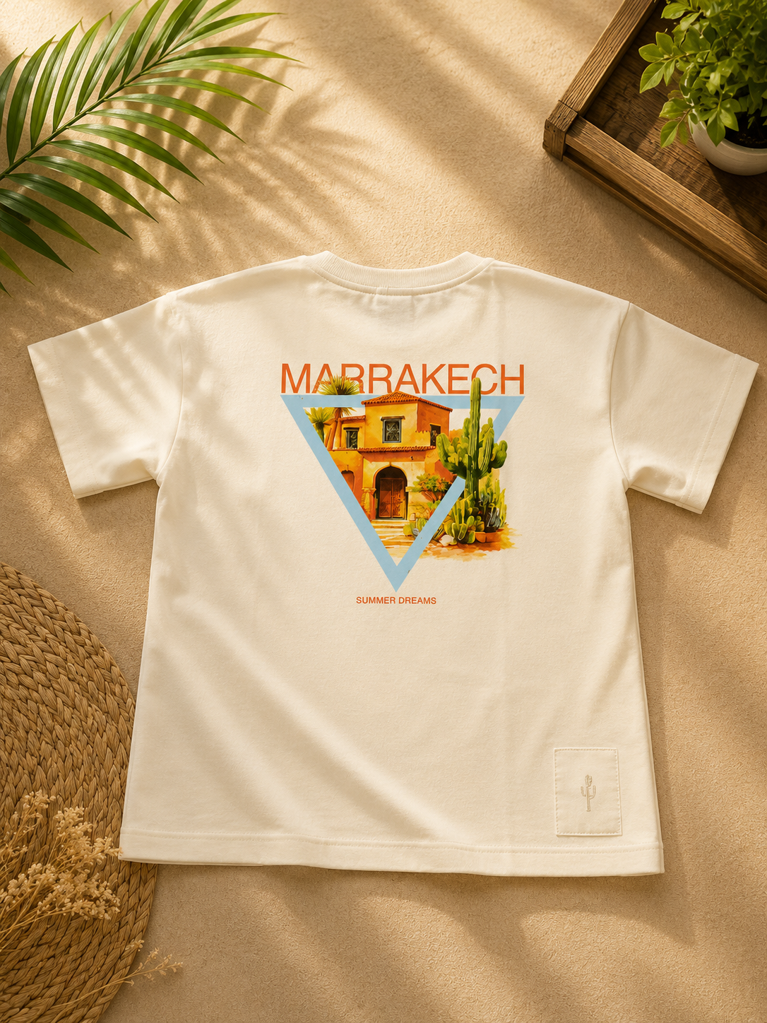 Marrakech Summer Dreams Drop Shoulder T-Shirt