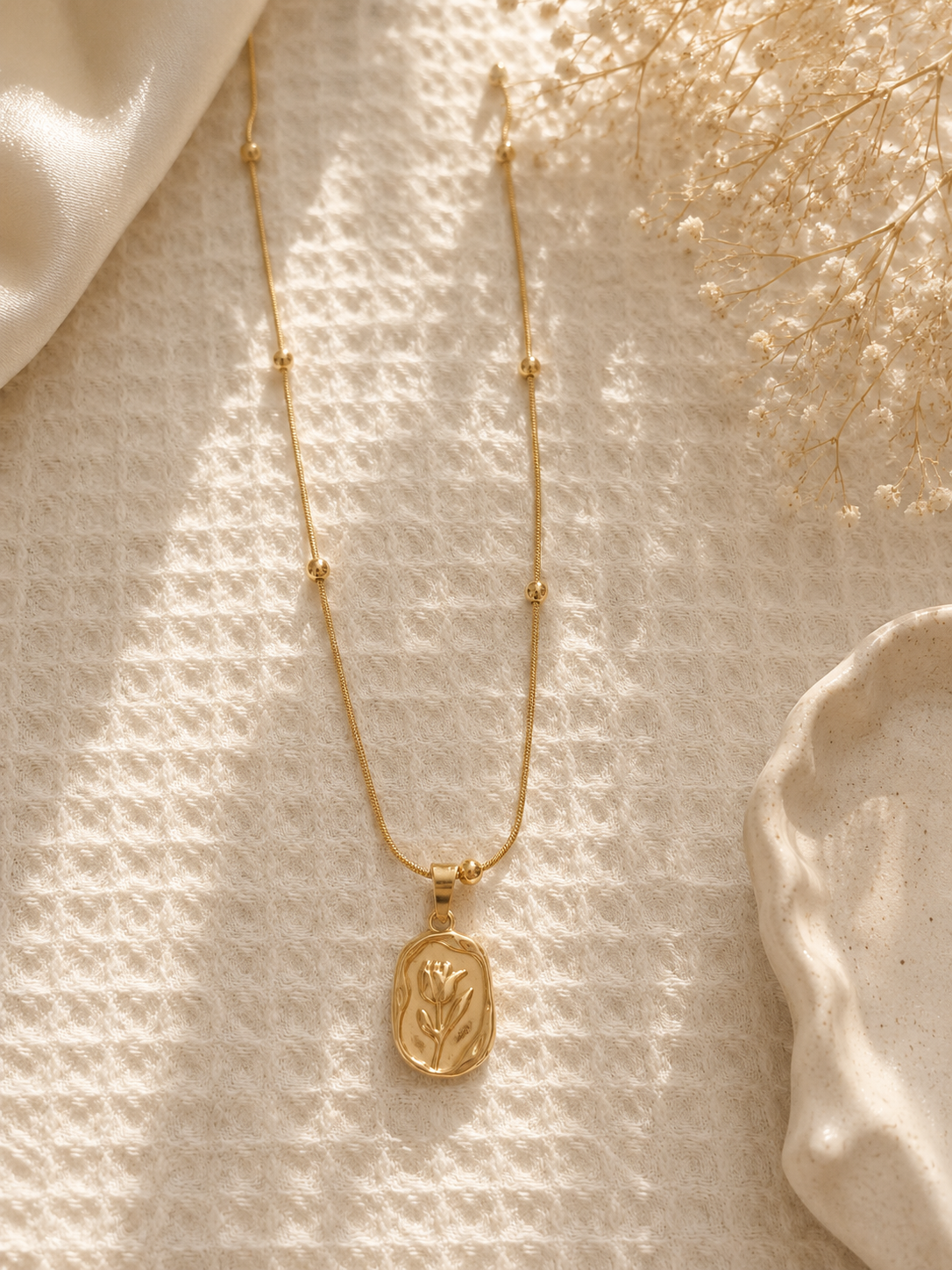 Safar Bloom Medallion Necklace