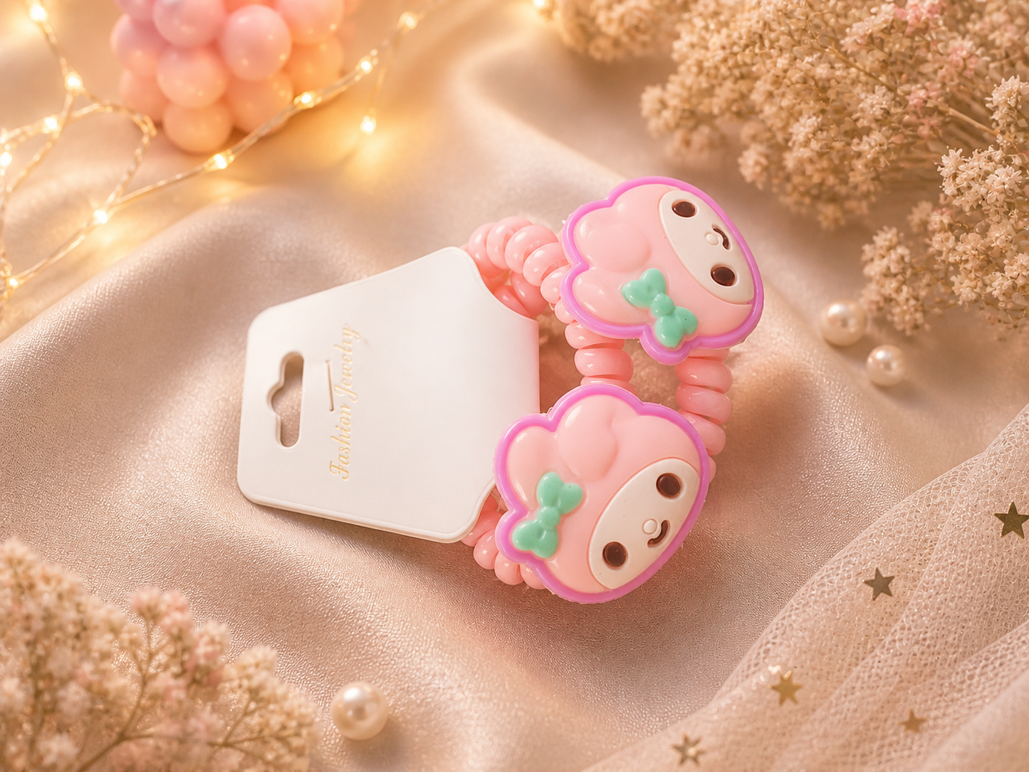 Cute Cartoon Hair Tie Set