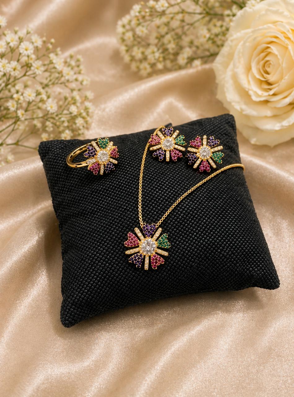 Blooming Hearts Jewelry Gift Set