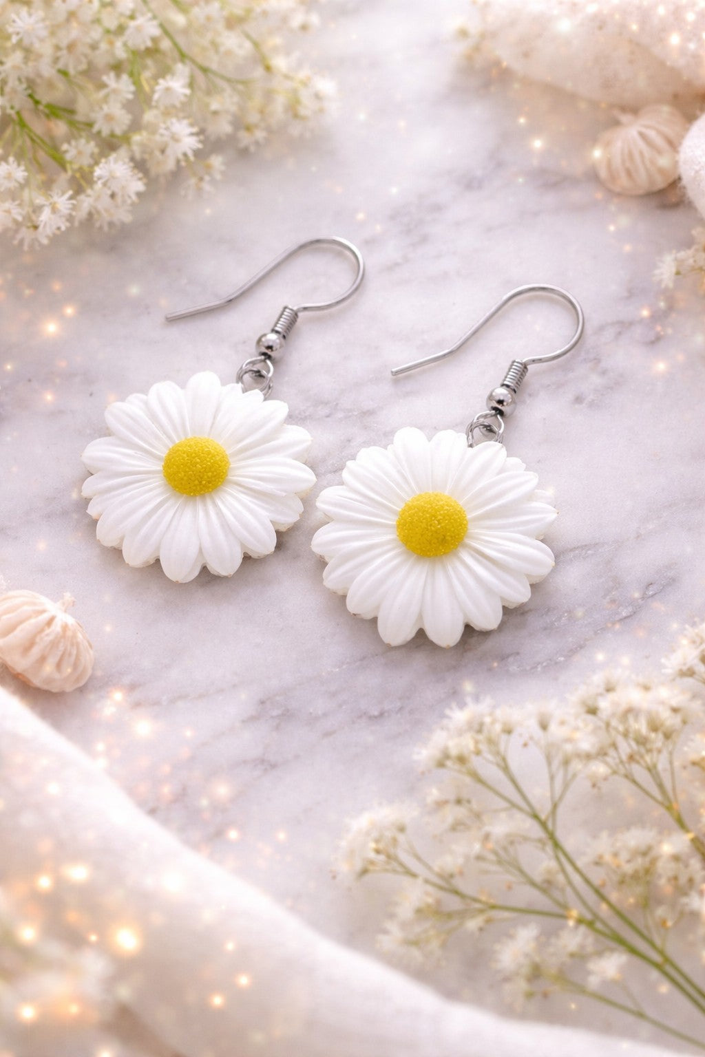 Bloom Daisy Drop Earrings