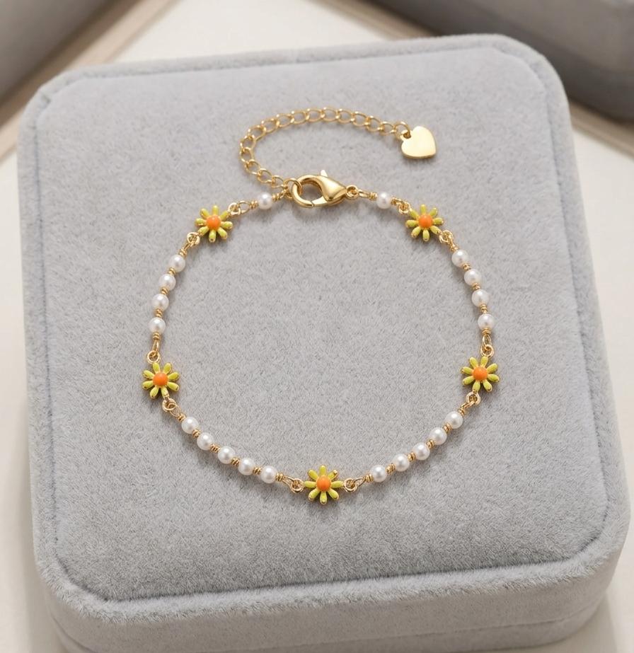 Floret Daisy Chain Bracelet 🌼