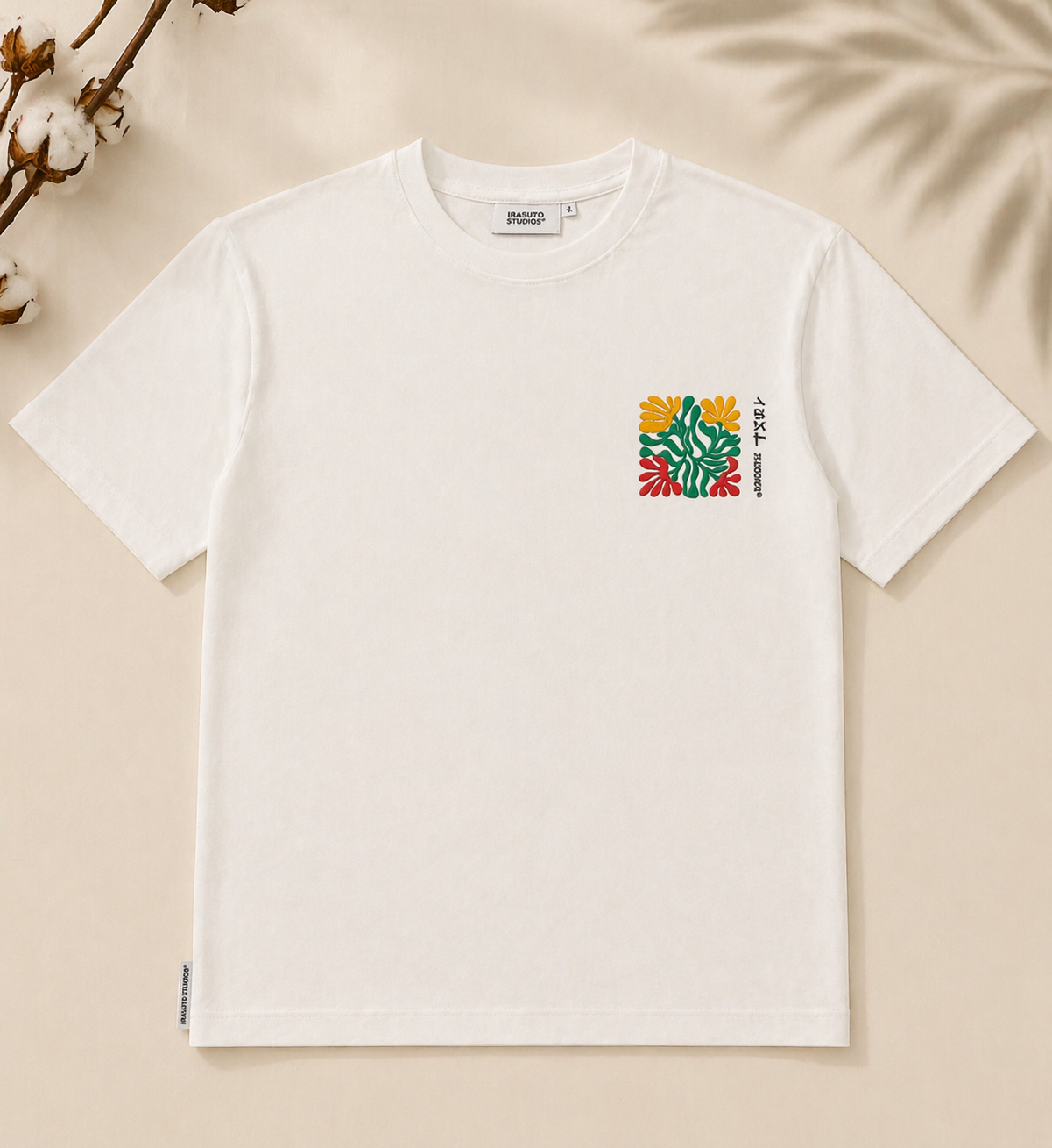 Irasuto Studios Floral Graphic T-Shirt