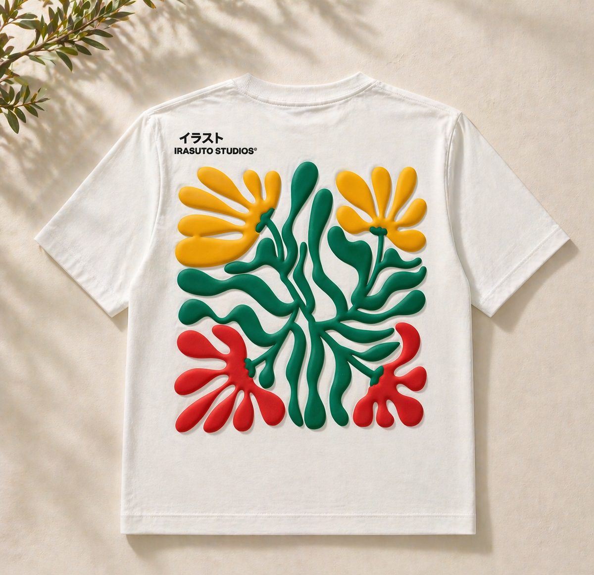 Irasuto Studios Floral Graphic T-Shirt