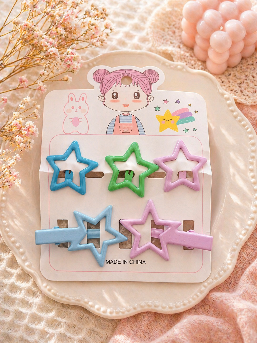 ⭐ Star Hair Clip Set