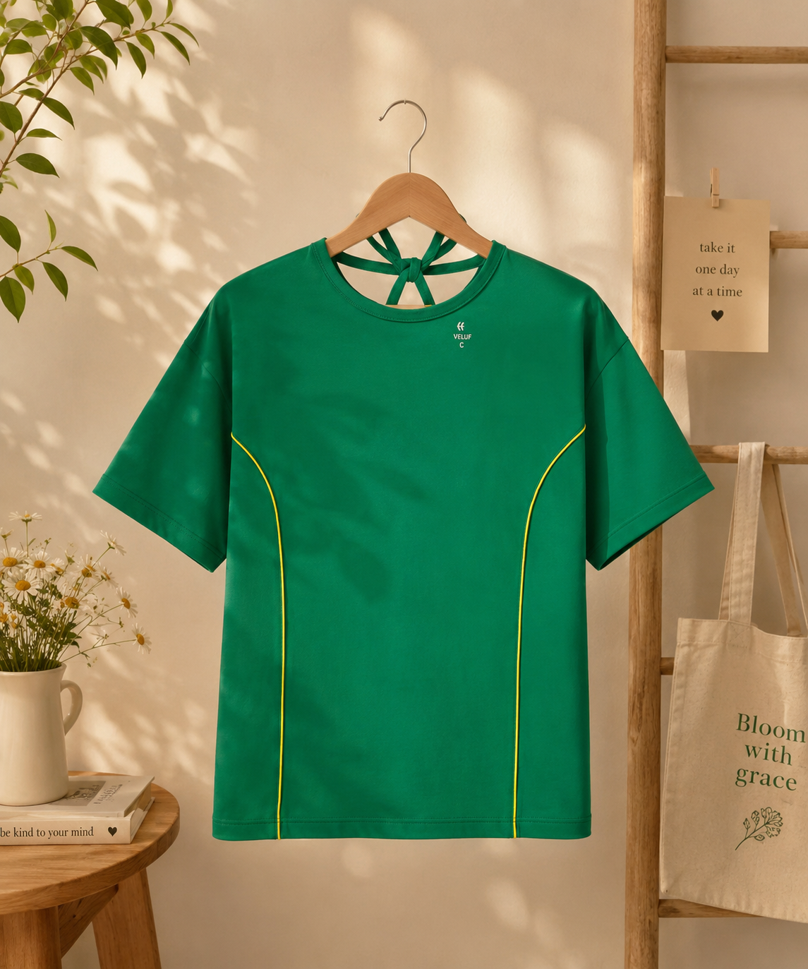 🌷 Emerald Tulip Girls' Tee