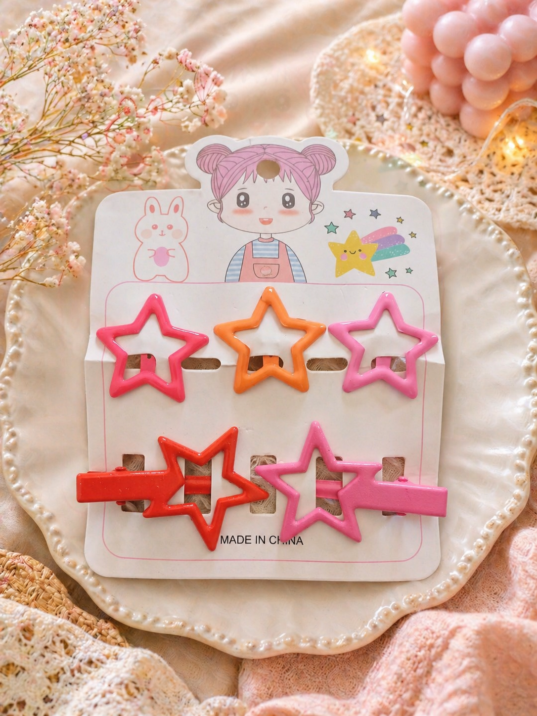 ⭐ Star Hair Clip Set