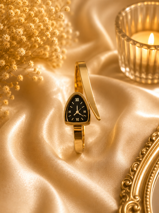Vintage Watch Design Bracelet – Golden Edition