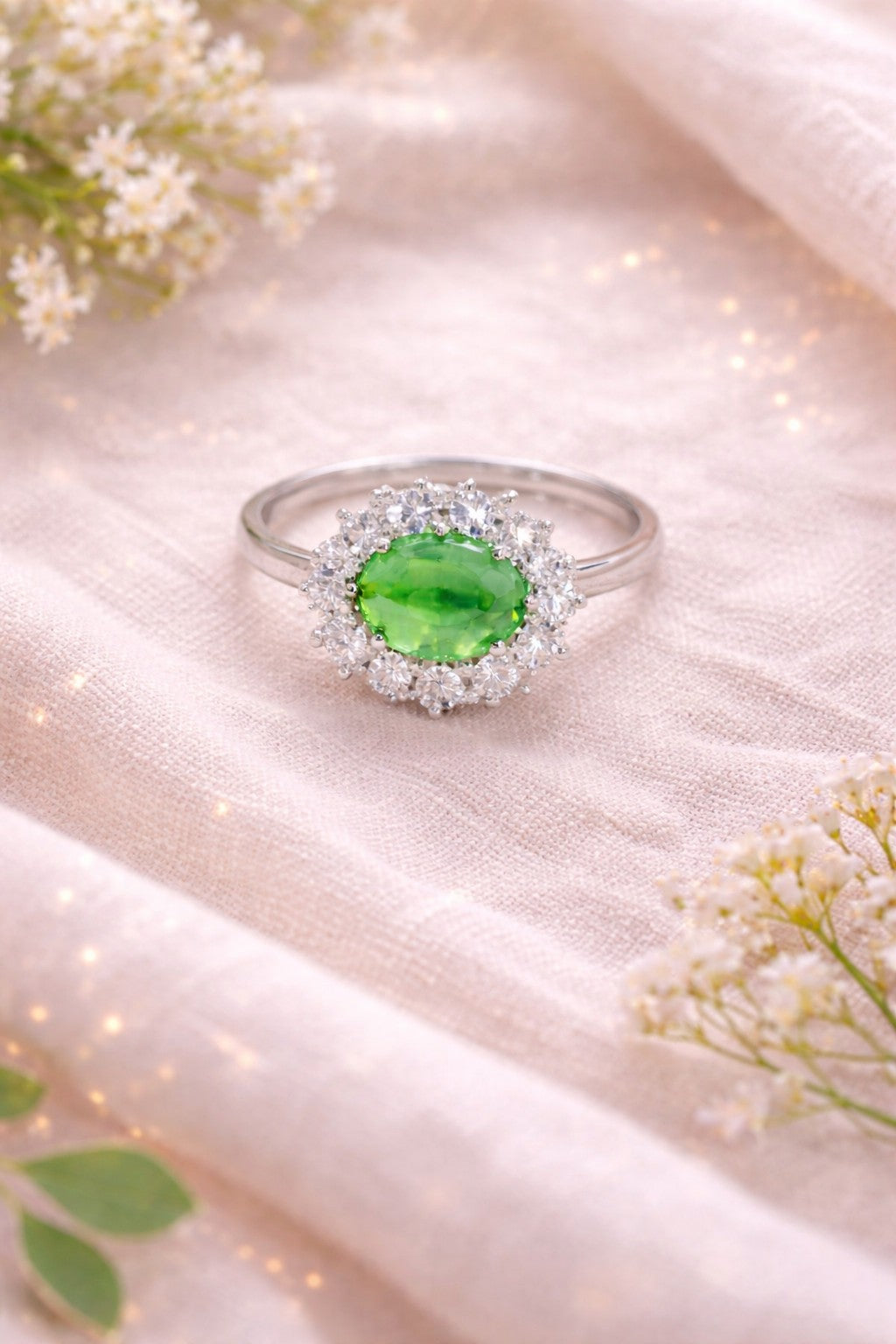 Halo Gemstone Ring Collection