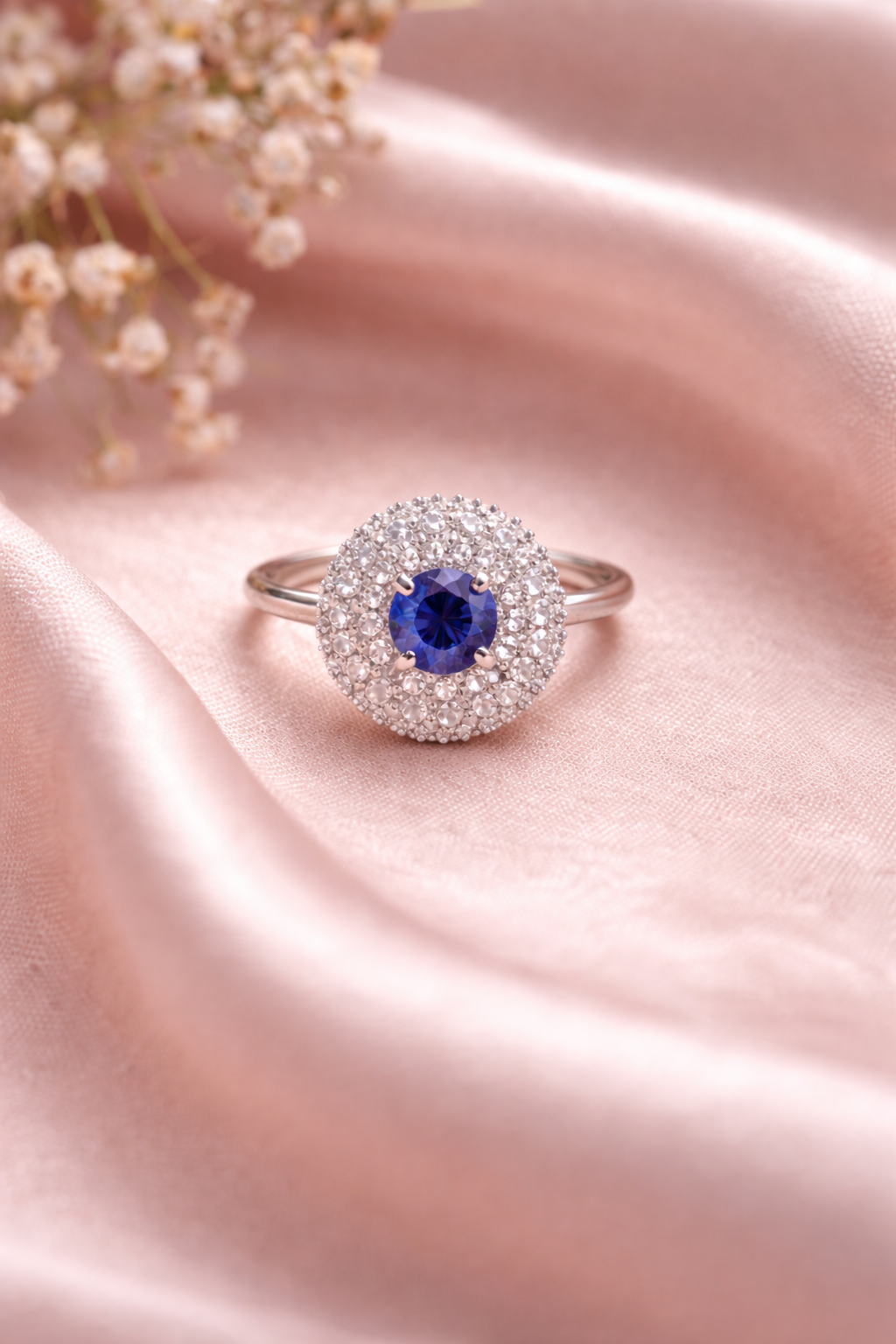 ✨ Celestial Halo Crystal Ring