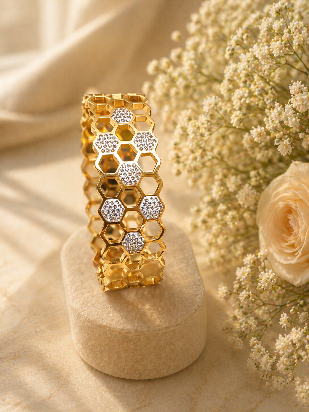 Honeycomb Crystal Bracelet