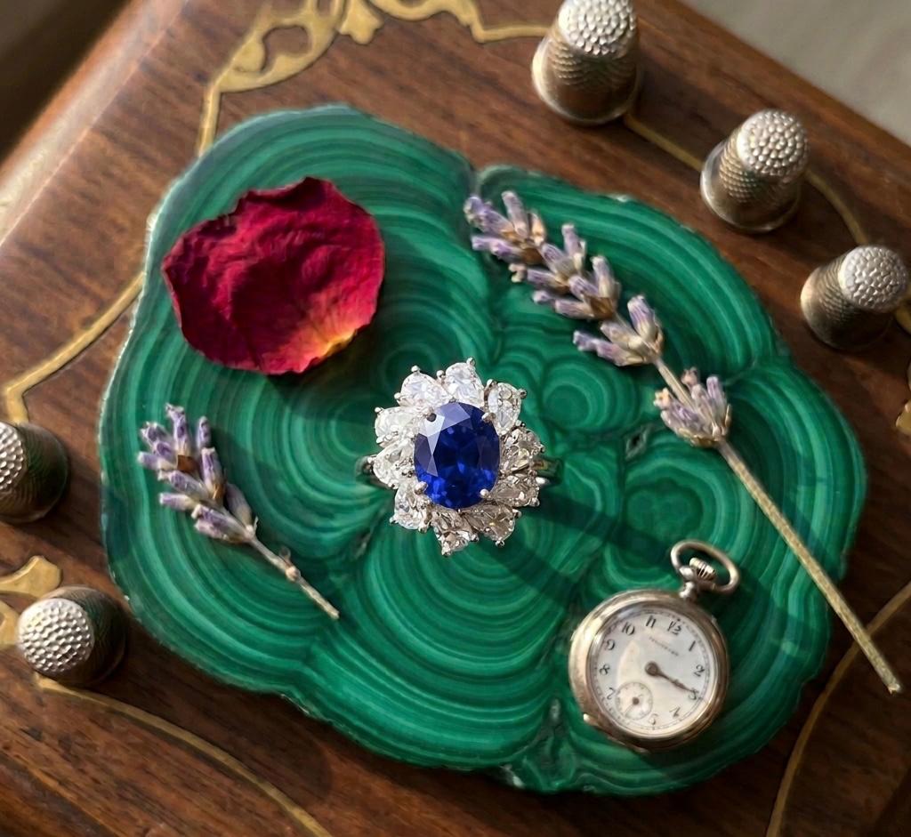 💚 Royal Bloom Halo Ring Collection