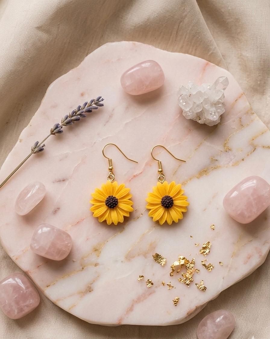 Bloom Daisy Drop Earrings