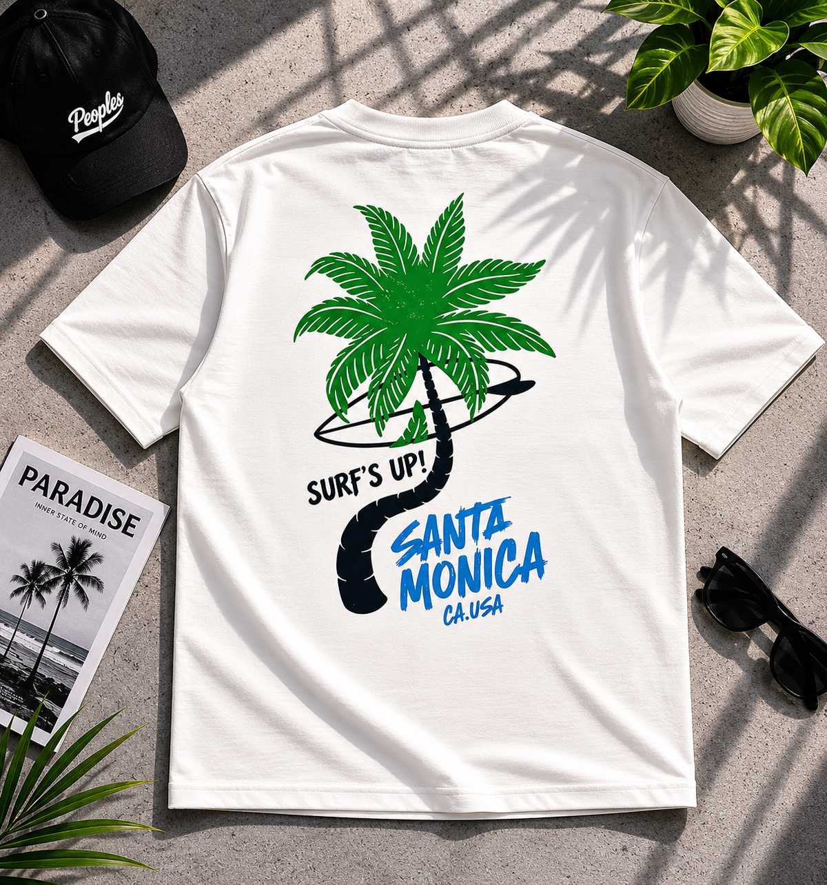 People's Surf's Up Drop Shoulder T-Shirt