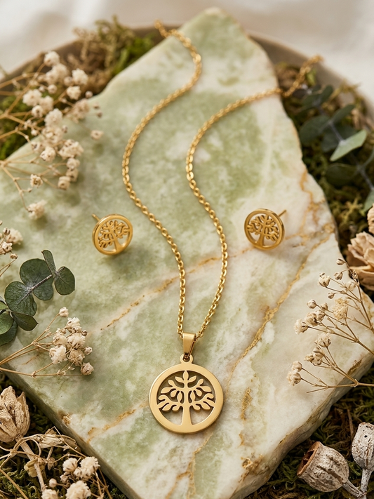 Tree of Life Jewelry Set – A Symbol of Growth & Strength