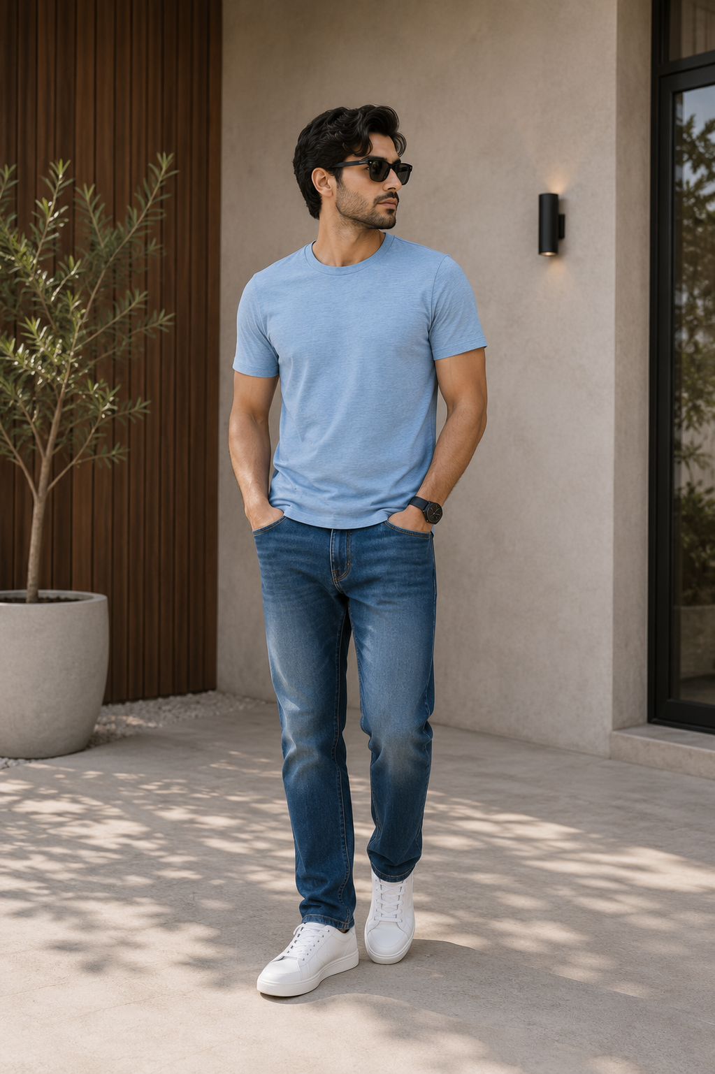Sky Blue Essential Tee