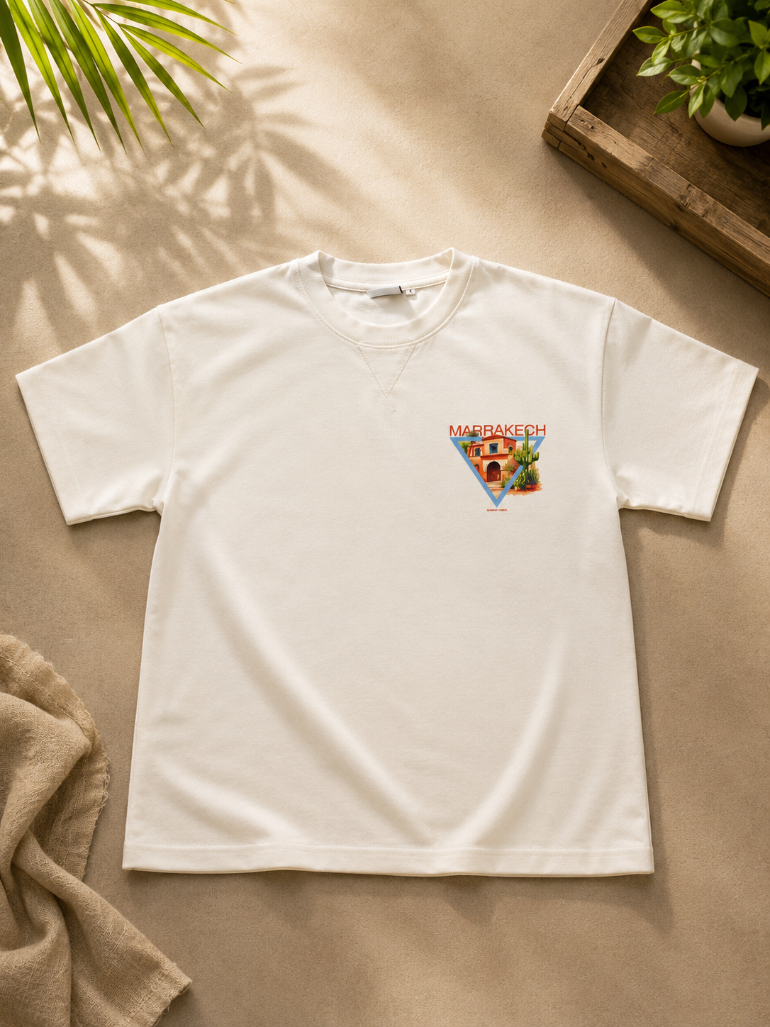 Marrakech Summer Dreams Drop Shoulder T-Shirt