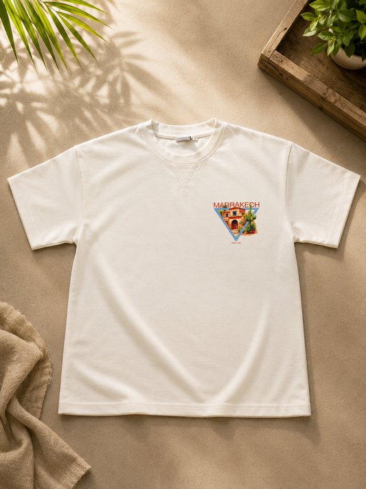 Marrakech Summer Dreams Drop Shoulder T-Shirt