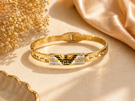 Golden Heritage Crystal Bangle