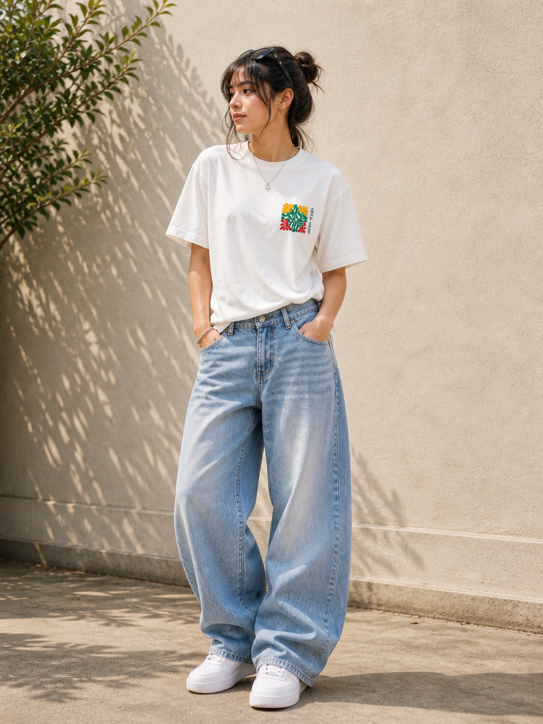 Irasuto Studios Floral Graphic T-Shirt
