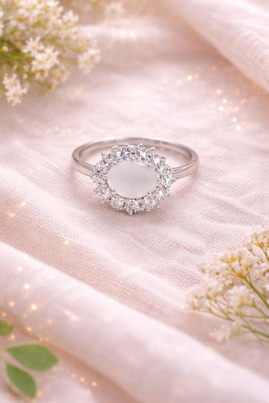 Halo Gemstone Ring Collection