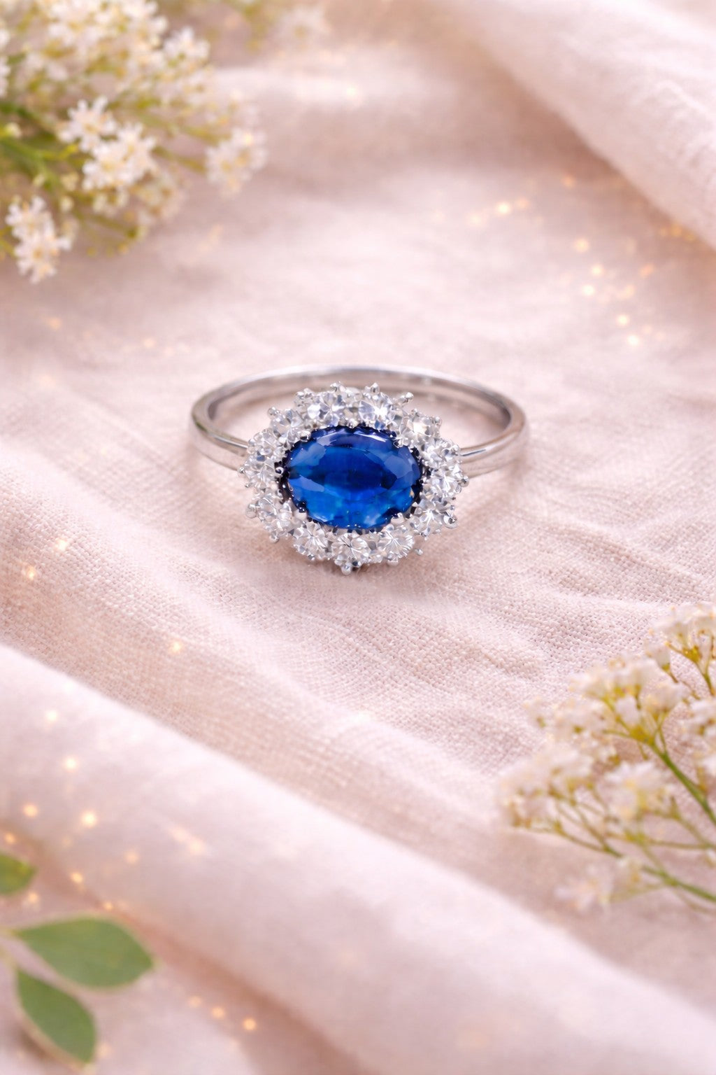 Halo Gemstone Ring Collection